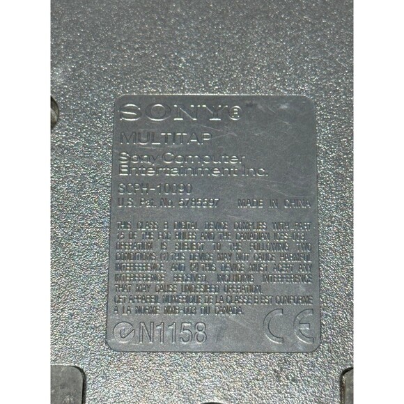 Sony PlayStation 2 PS2 Multitap Adapter Multiplayer SCPH-10090 OEM‎ Tested - Picture 7 of 7